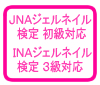 JNAジェルネイル検定初級対応・INAジェルネイル検定3級対応